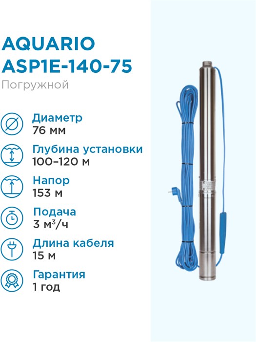 Aquario ASP1E-140-75