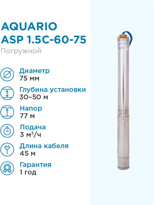 Aquario ASP 1.5C-60-75